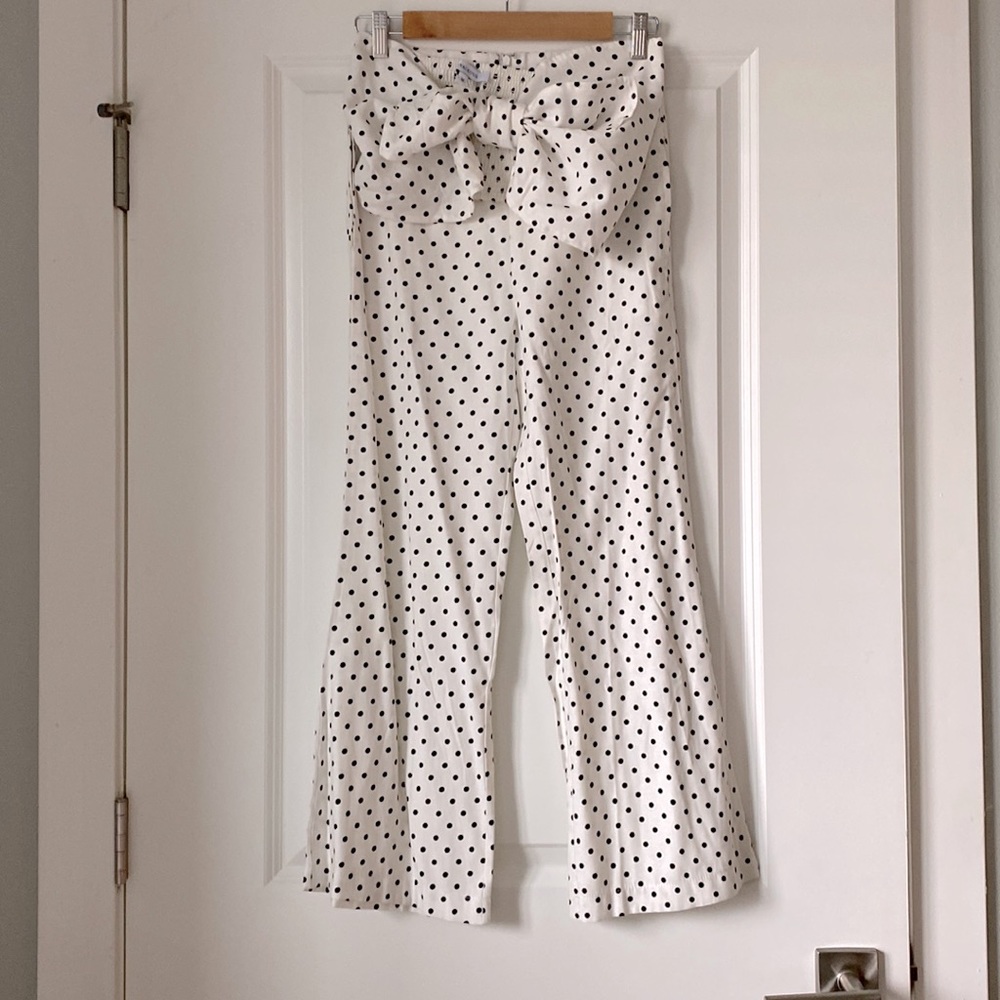 Lulus Polka Top Two Piece Set